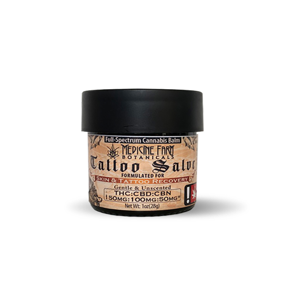 3:2:1 Tattoo Salve (1oz // 150mg THC: 100mg CBD: 50mg CBN)